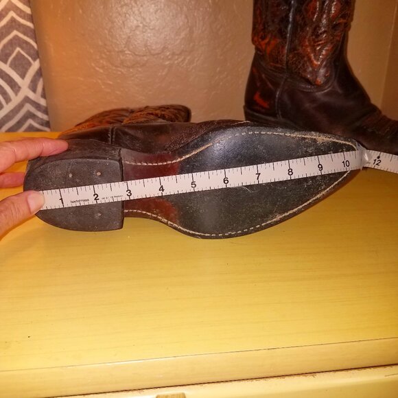 Vintage Texas Brand Cowboy Boots, 7.5D - Picture 8 of 11